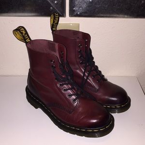 Dr. Martens® Pascal 8-Eye Boot Cherry Red